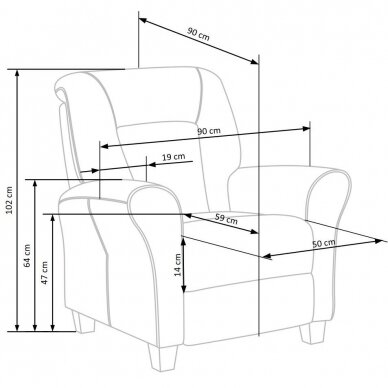 Fotelis H5040 6