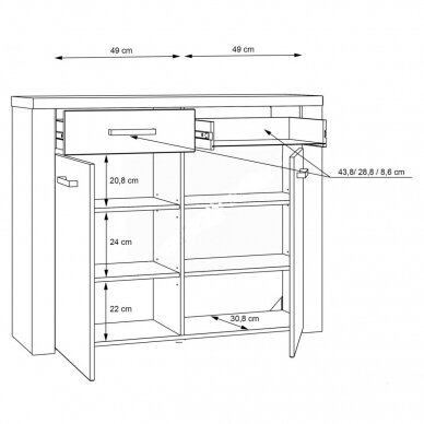 Komoda BT1192 1