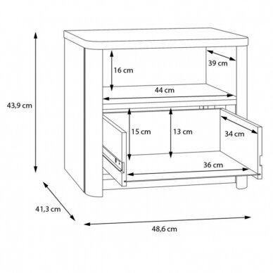 Naktinis staliukas BT1247 5