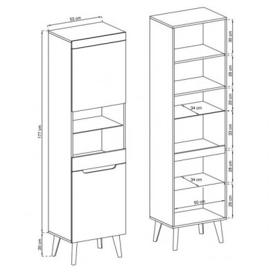 Sekcija BT1365 (Balta) 8