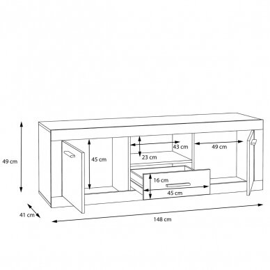 TV staliukas BT1022 5