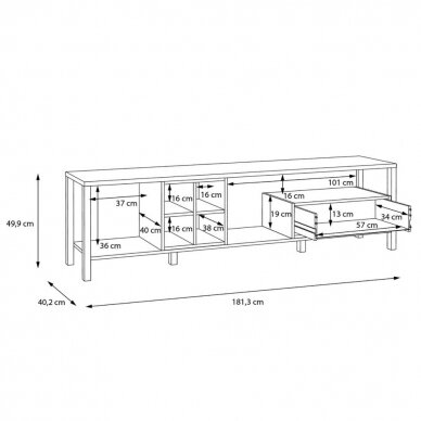 TV staliukas BT1137 4