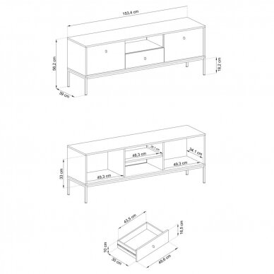 TV staliukas BT1380 8