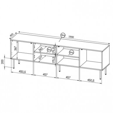 TV staliukas H7279 11